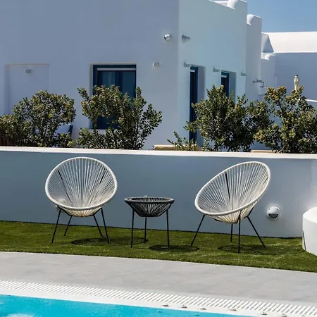 Beautiful Santorini 2 Bedrooms Private Pool & Magical Sea Views Karterádos