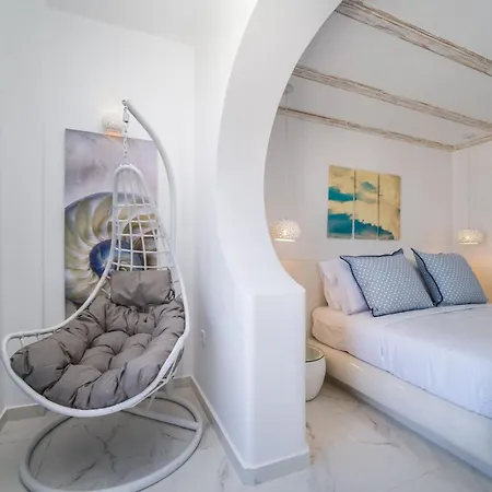 Beautiful Santorini 2 Bedrooms Private Pool & Magical Sea Views Villa *